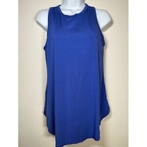 SHEBIRD Freedom Racerback Bra Tank Top Size Medium Royal Blue Athleisure Workout